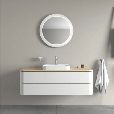 Duravit Hochglanz Wand-Waschtisch - Rechteckig 1 Hahnloch 500mm Duravit Hochglanz Wand-Waschtisch - Rechteckig 1 Hahnloch 500mm