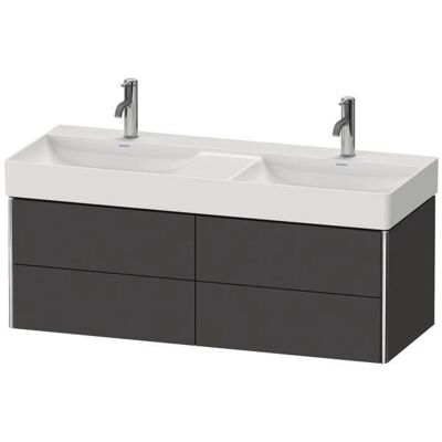 Duravit Wandhängender Waschtischunterbau - Graphit Matt - 4 Schubkästen Duravit Wandhängender Waschtischunterbau - Graphit Matt - 4 Schubkästen
