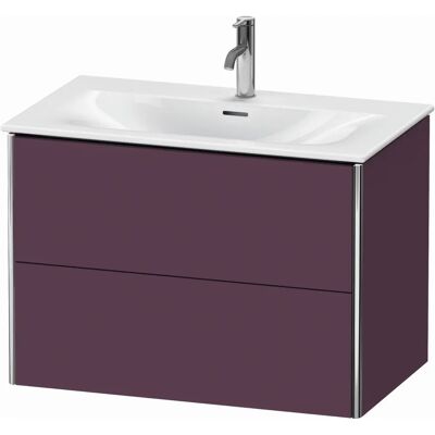 Duravit XS432409494 Aubergine Seidenmatt Wandhängendes Badezimmermöbel Duravit XS432409494 Aubergine Seidenmatt Wandhängendes Badezimmermöbel