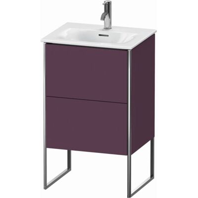 Duravit XSquare Waschtisch - 2 Auszüge, Aubergine, Höhenverstellbar Duravit XSquare Waschtisch - 2 Auszüge, Aubergine, Höhenverstellbar
