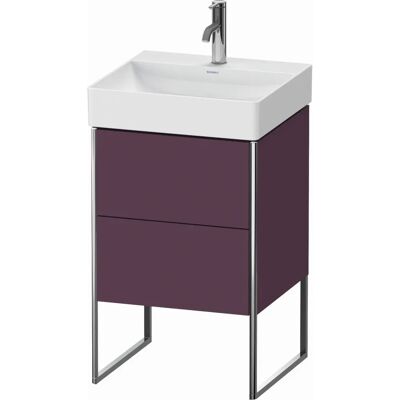 Duravit Aubergine Vertikaler Waschtisch mit 2 Schubladen - Badmöbel Duravit Aubergine Vertikaler Waschtisch mit 2 Schubladen - Badmöbel