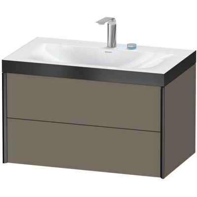 Duravit XViu Wandhängendes Set 80x48cm - Flannel Grey Seidenmatt Duravit XViu Wandhängendes Set 80x48cm - Flannel Grey Seidenmatt