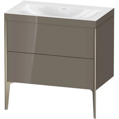 Duravit Xviu C-Bonded Set Bodenstehend - Waschtisch, Grau, 2 Schubladen Duravit Xviu C-Bonded Set Bodenstehend - Waschtisch, Grau, 2 Schubladen