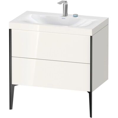 Duravit Modell XV4710EB222C Badezimmer-Set - Weiß Hochglanz, 2 Schubladen, Bodenstehend Duravit Modell XV4710EB222C Badezimmer-Set - Weiß Hochglanz, 2 Schubladen, Bodenstehend