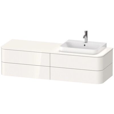 Duravit Wandmontiertes Waschtisch-Unterschrank - Hochglanz Weiß - 4 Schubladen Duravit Wandmontiertes Waschtisch-Unterschrank - Hochglanz Weiß - 4 Schubladen