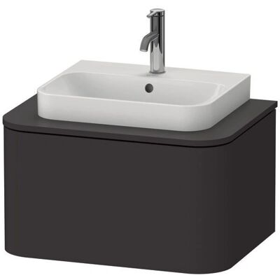 Duravit HP494008080 Wandhängbarer Waschtisch-Unterbau - Graphit Supermatt Duravit HP494008080 Wandhängbarer Waschtisch-Unterbau - Graphit Supermatt