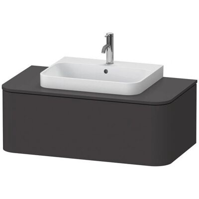 Duravit Wandhängender Waschtischunterbau - Happy D.2 Plus - Graphit Supermatt Duravit Wandhängender Waschtischunterbau - Happy D.2 Plus - Graphit Supermatt