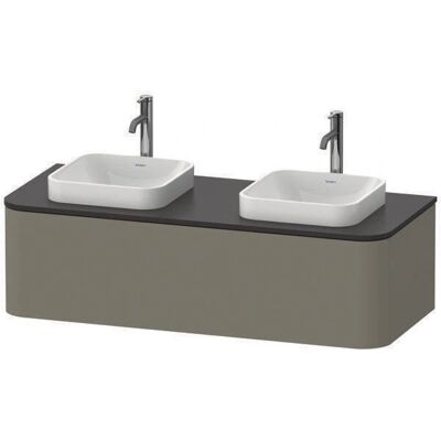 Duravit Wandhängender Waschtischunterschrank - 1300x550mm, 1 Schublade, Steingrau Duravit Wandhängender Waschtischunterschrank - 1300x550mm, 1 Schublade, Steingrau