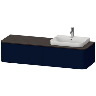 Duravit Happy D.2 Plus Wandhängender Waschtischunterschrank - Nachtblau Seidenmatt Duravit Happy D.2 Plus Wandhängender Waschtischunterschrank - Nachtblau Seidenmatt