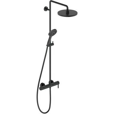 Sistema doccia Duravit C.1 - Nero opaco - Miscelatore monocomando - Proiezione 350mm Sistema doccia Duravit C.1 - Nero opaco - Miscelatore monocomando - Proiezione 350mm