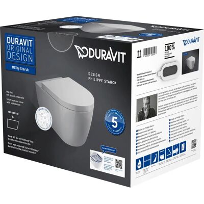 Duravit Me by Starck Wand-WC ohne Rand - Toilette Duravit Me by Starck Wand-WC ohne Rand - Toilette