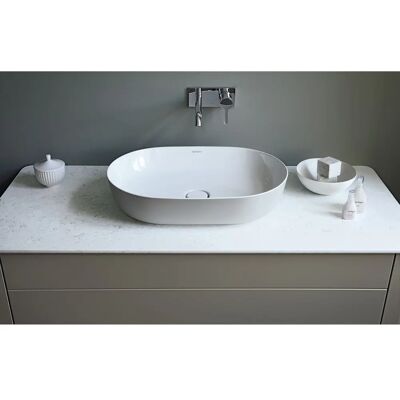 Lavabo da appoggio ovale bianco lucido Duravit Luv - Lavabo Lavabo da appoggio ovale bianco lucido Duravit Luv - Lavabo
