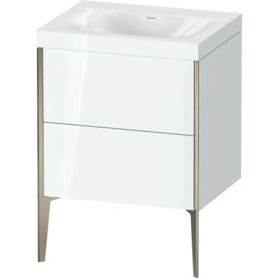 Duravit Xviu C-Bonded Set Waschbecken - Weiß Hochglanz, 2 Schubladen Duravit Xviu C-Bonded Set Waschbecken - Weiß Hochglanz, 2 Schubladen
