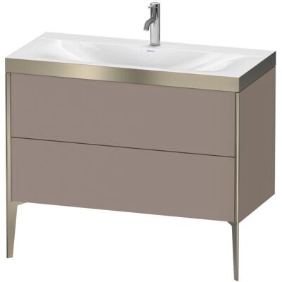 Duravit Xviu C-Bonded Set - Wandmontage, Basalt Matt - 1000x480 mm Duravit Xviu C-Bonded Set - Wandmontage, Basalt Matt - 1000x480 mm