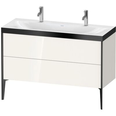 Duravit Xviu C-Bonded Set Doppelwaschtisch 1200 x 480 mm Hochglanz Weiß Duravit Xviu C-Bonded Set Doppelwaschtisch 1200 x 480 mm Hochglanz Weiß