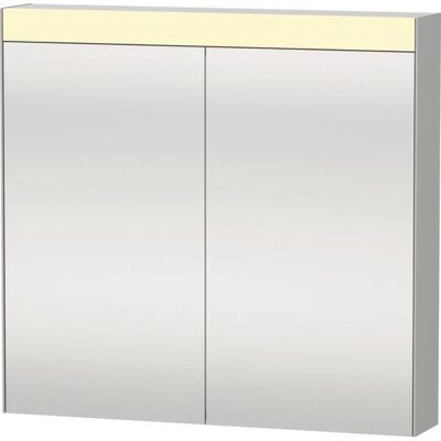 Duravit Xbase - Wandgemonteerde badkamer set met LED-spiegelkast - 800mm Duravit Xbase - Wandgemonteerde badkamer set met LED-spiegelkast - 800mm