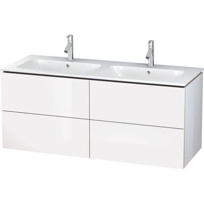 Duravit L-Cube Wandhängender Waschtischunterbau - 4 Schubladen, Graphit Supermatt Duravit L-Cube Wandhängender Waschtischunterbau - 4 Schubladen, Graphit Supermatt