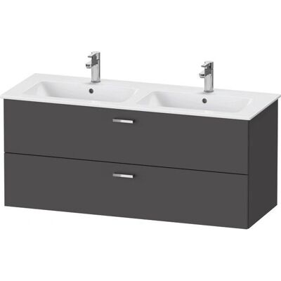 Duravit Xbase - Wandhängendes Badezimmermöbelset mit LED-Spiegel - 1270 mm Duravit Xbase - Wandhängendes Badezimmermöbelset mit LED-Spiegel - 1270 mm