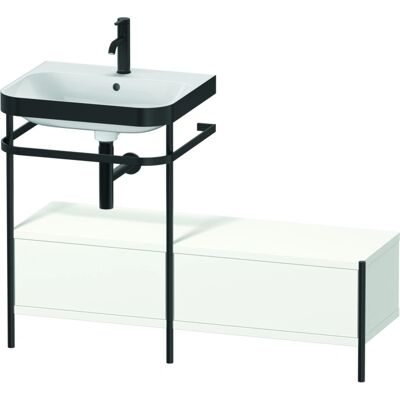Duravit Happy D.2 Plus C-Bonded Set mit Metalkonsole - Waschtischunterschrank Duravit Happy D.2 Plus C-Bonded Set mit Metalkonsole - Waschtischunterschrank