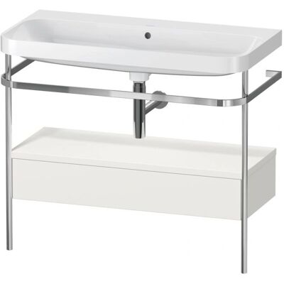 Duravit Happy D.2 Plus C-Form Set mit Metallkonsole - Badmöbelset Duravit Happy D.2 Plus C-Form Set mit Metallkonsole - Badmöbelset