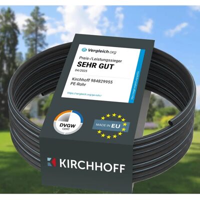 KIRCHHOFF 25 x 2,3 mm Waterleiding - Drukvast tot 10 bar KIRCHHOFF 25 x 2,3 mm Waterleiding - Drukvast tot 10 bar
