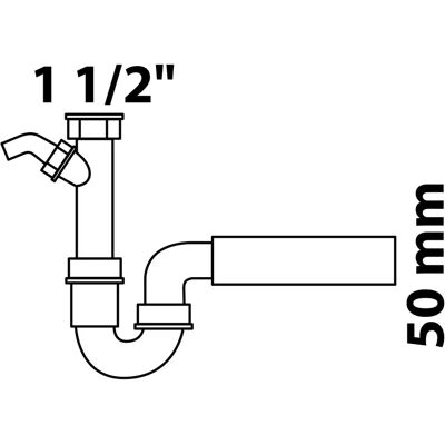KIRCHHOFF - ECO-SAVE - Grau - 5 cm Breite - Siphon KIRCHHOFF - ECO-SAVE - Grau - 5 cm Breite - Siphon