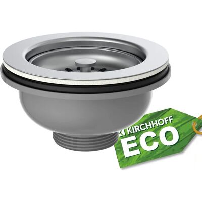 KIRCHHOFF ECO-Save Edelstahl-Spüle Ablaufventil KIRCHHOFF ECO-Save Edelstahl-Spüle Ablaufventil