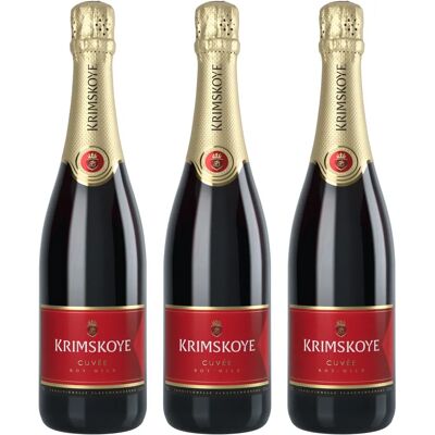 Krimsekt - Krimskoye Sekt Cuvée - rot - 0,75 L - Sparkling Krimsekt - Krimskoye Sekt Cuvée - rot - 0,75 L - Sparkling