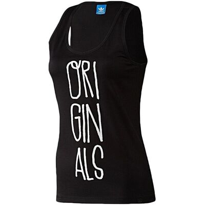 Czarna tank top slim fit Adidas - Originals Czarna tank top slim fit Adidas - Originals
