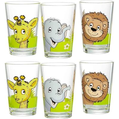 Ritzenhoff & Breker Becher 205ml Set mit 6 Dschungeltieren Ritzenhoff & Breker Becher 205ml Set mit 6 Dschungeltieren