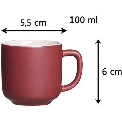 Ritzenhoff & Breker Jasper Espressotasse 100 ml - 6x Ritzenhoff & Breker Jasper Espressotasse 100 ml - 6x
