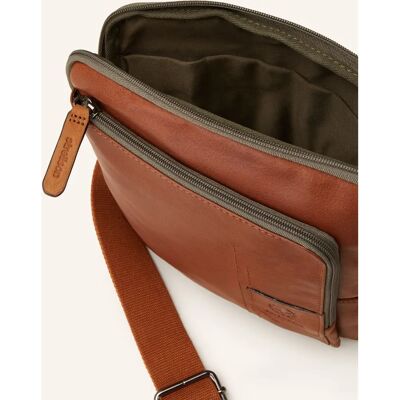 Strellson Hyde Park Cognac Lederrucksack - Schultertasche Strellson Hyde Park Cognac Lederrucksack - Schultertasche