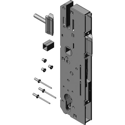 KFV Hauptschloss-Set - Profilzylinder, 92mm, 10mm Vierkant - Reparaturset KFV Hauptschloss-Set - Profilzylinder, 92mm, 10mm Vierkant - Reparaturset