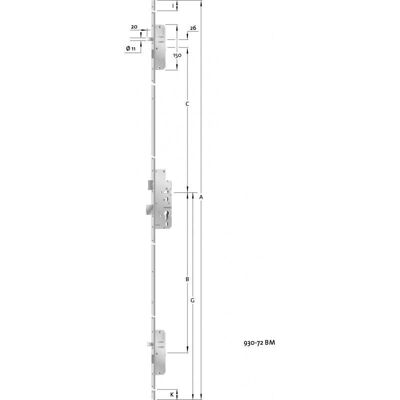 KFV Pat-Lock Cerradura de Salida de Emergencia - Cerradura de Salida de Emergencia KFV Pat-Lock Cerradura de Salida de Emergencia - Cerradura de Salida de Emergencia