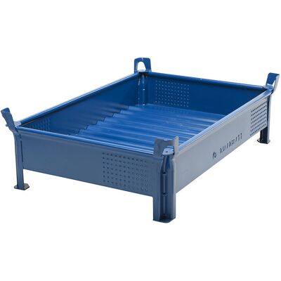 Heson Stapelbarer Stahlschrank - 800x1200mm, 2000kg - Blau Heson Stapelbarer Stahlschrank - 800x1200mm, 2000kg - Blau