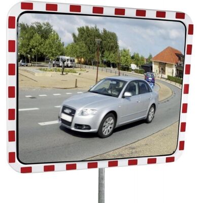 Dancop Miroir de Traffic Acier Inox 40x60cm - Miroir de Traffic - Publicité Dancop Miroir de Traffic Acier Inox 40x60cm - Miroir de Traffic - Publicité