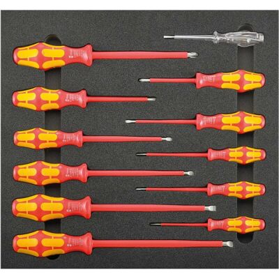 Wera - Werkzeugmodul für Auto 1/3 VDE Schrauberset Wera - Werkzeugmodul für Auto 1/3 VDE Schrauberset