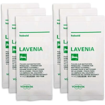 Vorwerk Lavenia Polvere per Materassi 6 pz - Pulitore per Materassi Vorwerk Lavenia Polvere per Materassi 6 pz - Pulitore per Materassi