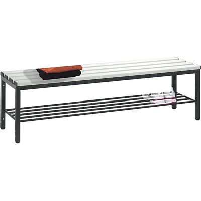 C+P Basic Umkleidebank - mit Schuhregal C+P Basic Umkleidebank - mit Schuhregal