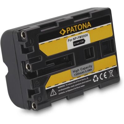 PATONA - NP-FM500H - 1300 mAh - Li-Ion - Batteria PATONA - NP-FM500H - 1300 mAh - Li-Ion - Batteria
