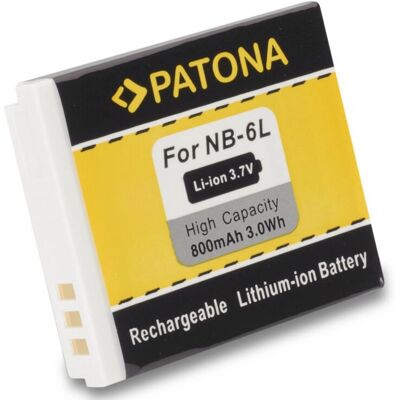PATONA - NB-6L - 800mAh - Canon ELPH 500 HS - Batteria PATONA - NB-6L - 800mAh - Canon ELPH 500 HS - Batteria