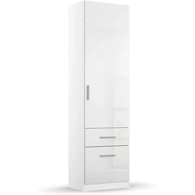 RAUCH Celle Kleiderschrank - Türanschlag rechts, 2 Schubladen, Hochglanzweiß RAUCH Celle Kleiderschrank - Türanschlag rechts, 2 Schubladen, Hochglanzweiß