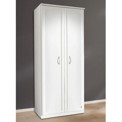 Rauch Torrent Kleiderschrank - Weiß, 2 Türen - Kleiderschrank Rauch Torrent Kleiderschrank - Weiß, 2 Türen - Kleiderschrank