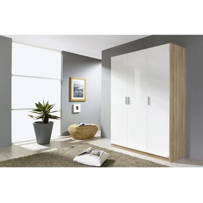 Rauch Celle Kleiderschrank - Weiß - 3-türig, 210cm hoch Rauch Celle Kleiderschrank - Weiß - 3-türig, 210cm hoch