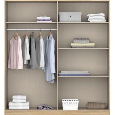 Rauch Celle Kleiderschrank - Hochglanz Weiß, 4-Türen, 181cm Breit Rauch Celle Kleiderschrank - Hochglanz Weiß, 4-Türen, 181cm Breit