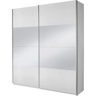 Rauch Imposa Kleiderschrank - Modern Hochglanz Weiß - 181x62x210cm Rauch Imposa Kleiderschrank - Modern Hochglanz Weiß - 181x62x210cm