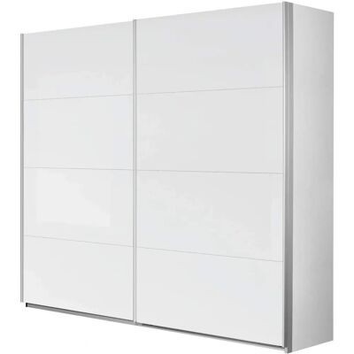 Rauch Imposa Kleiderschrank - Hochglanz Weiß, 2 Türen, 226x210x62 cm Rauch Imposa Kleiderschrank - Hochglanz Weiß, 2 Türen, 226x210x62 cm