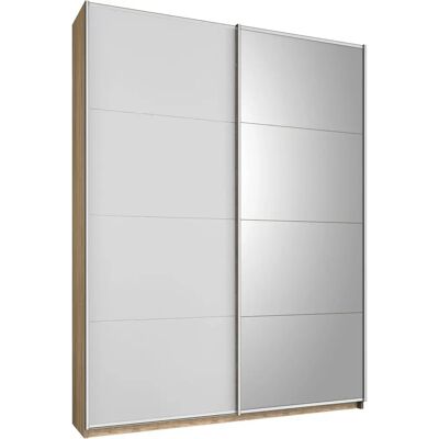RAUCH Gandra Schrank - 2 Türen, 210cm Hoch, 136cm Breite, Weiß RAUCH Gandra Schrank - 2 Türen, 210cm Hoch, 136cm Breite, Weiß