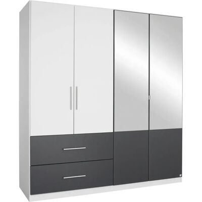 Kleiderschrank Alvor - Spiegeltüren - 4 Türen - 181x197x54 cm Kleiderschrank Alvor - Spiegeltüren - 4 Türen - 181x197x54 cm