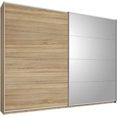 RAUCH Gandra Kleiderschrank - 2 Türen, 2 Einlegeböden, 2 Stangen - 181x62x210 cm RAUCH Gandra Kleiderschrank - 2 Türen, 2 Einlegeböden, 2 Stangen - 181x62x210 cm